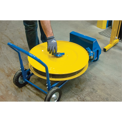Distributeur de feuillards, Feuillard Polyester/Acier/Polypropyl&egrave;ne, Dia de noyau 16"/8", largeur de rouleau 3"/8"/6" Trail Hammer and Bolt