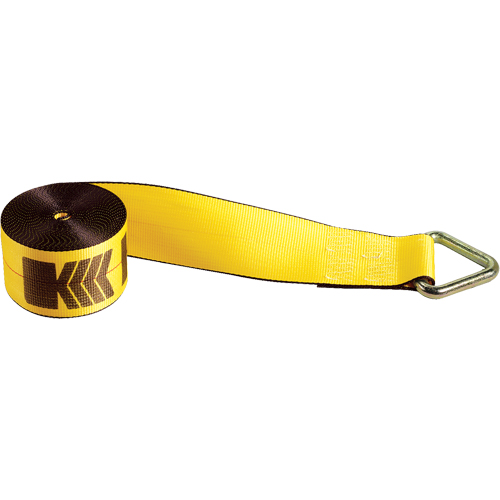 Tendeurs d'arrimage pour treuil, Anneau delta, 4" , 30' , Charge d'utilisation max. 5400 lb (2450 kg) Trail Hammer and Bolt