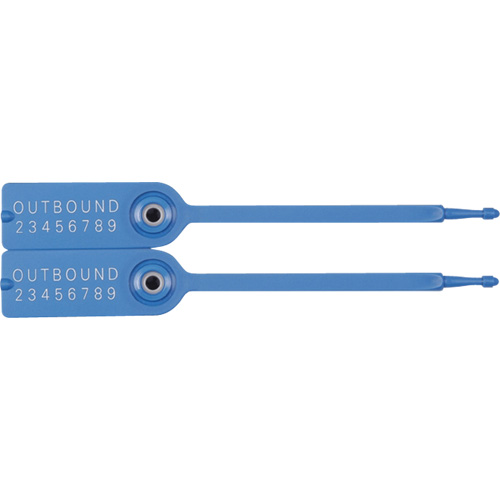 Gemini&reg; Tote Seals, 7-1/4", Plastic, Pull-Through Trail Hammer and Bolt