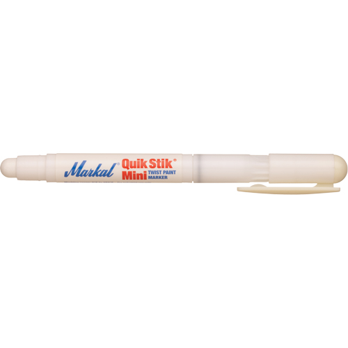 Quik Stik&reg; Mini Paint Marker, Solid Stick, White Trail Hammer and Bolt