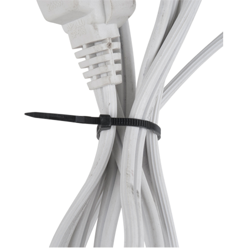 Cable Ties, 24" Long, 175 lbs. Tensile Strength, Black Trail Hammer and Bolt