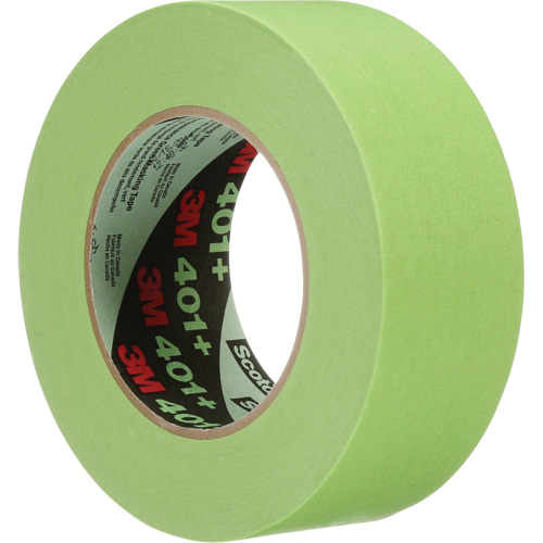 401+ High Performance Masking Tape, 48 mm (2") x 54.8 m (180'), Green Trail Hammer and Bolt