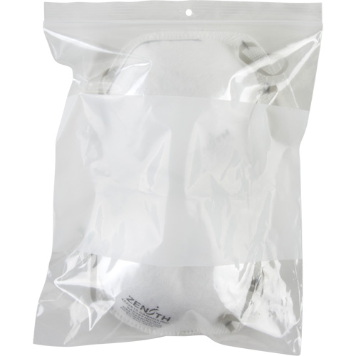 Sacs en poly avec espace inscriptible blanc, Refermable, 10" x 8", 2 mils Trail Hammer and Bolt