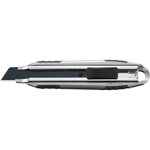 Couteau autoverrouillable, 18 mm, Acier au carbone, Robuste, Prise en Aluminium Trail Hammer and Bolt