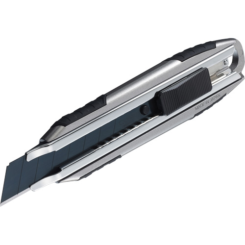 Couteau autoverrouillable, 18 mm, Acier au carbone, Robuste, Prise en Aluminium Trail Hammer and Bolt