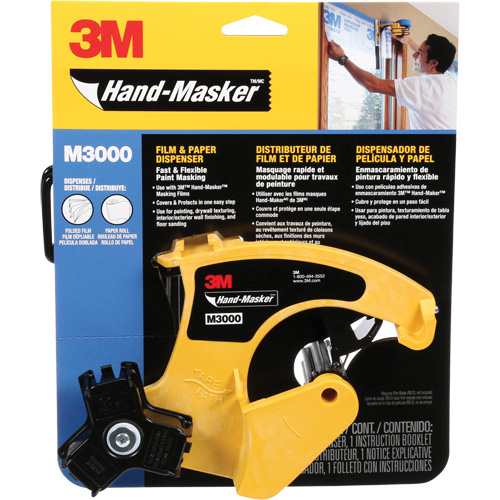 Hand Masker Dispenser, Heavy Duty, Fits Tape Width Of 51 mm (2") Trail Hammer and Bolt