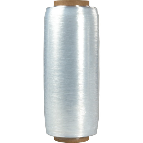 EcoSupreme Pre-Stretch Hand Film, Blown, 33 Gauge (8.4 micrometers), 15" x 1476' Trail Hammer and Bolt