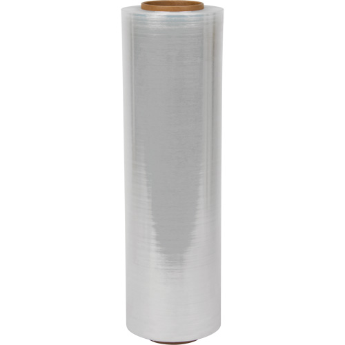 Stretch Wrap, Cast, 80 Gauge (20 micrometers), 18" x 1500' Trail Hammer and Bolt