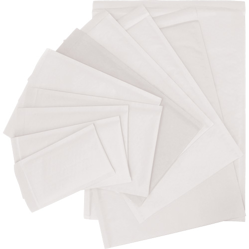 Enveloppe postale coussin&eacute;e, Papier blanc, 7-1/4" la x 12" lo Trail Hammer and Bolt