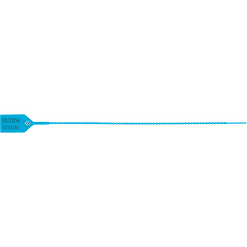 Standard-Duty Security Seal, 15", Plastic, Plastic Seal Trail Hammer and Bolt