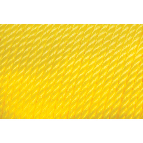 Corde jaune tress&eacute;e 1/4", Polypropyl&egrave;ne, 1300' Trail Hammer and Bolt