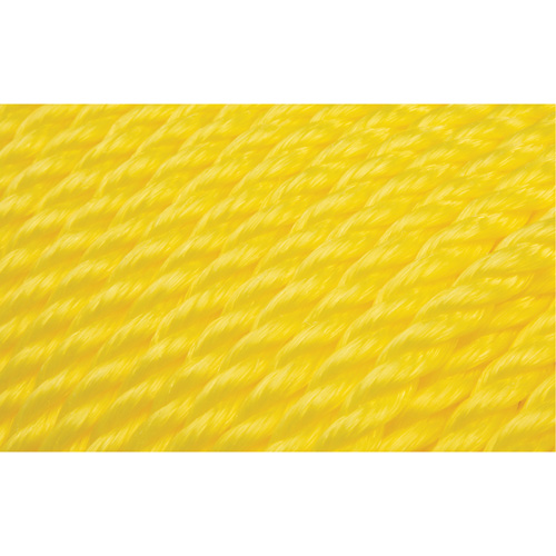 Corde jaune tress&eacute;e 3/8", Polypropyl&egrave;ne, 630' Trail Hammer and Bolt