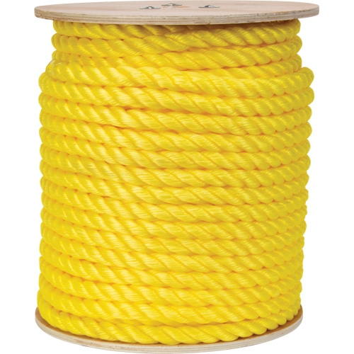Corde jaune tress&eacute;e, Polypropyl&egrave;ne, 300' Trail Hammer and Bolt