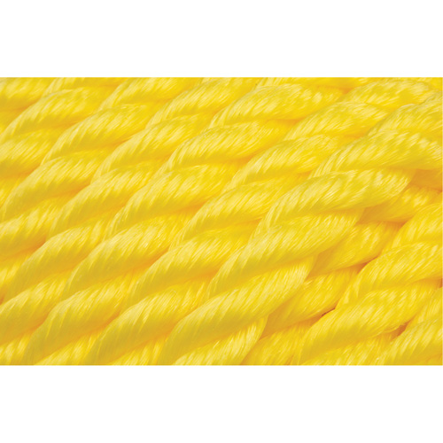 Corde jaune tress&eacute;e, Polypropyl&egrave;ne, 144' Trail Hammer and Bolt