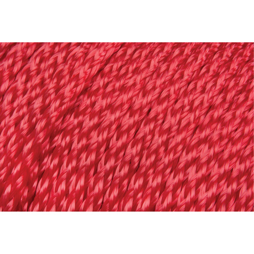Corde rouge tress&eacute;e, Polypropyl&egrave;ne, 500' Trail Hammer and Bolt