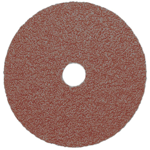 Disque de ponçage en fibre de r&eacute;sine, Oxyde d'aluminium, A16, 7" Dia x 7/8" Arbre Trail Hammer and Bolt