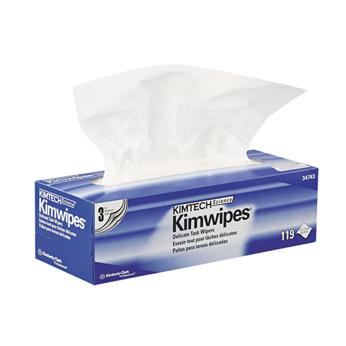 Kimtech Science Kimwipes Delicate Task Wipes, Specialty, 12" L x 12" W Trail Hammer and Bolt