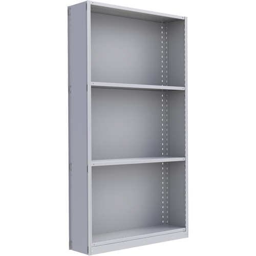 Interlok Shelving Unit, Steel, Boltless, 450 lbs. Capacity, 48" W x 88" H x 24" D Trail Hammer and Bolt