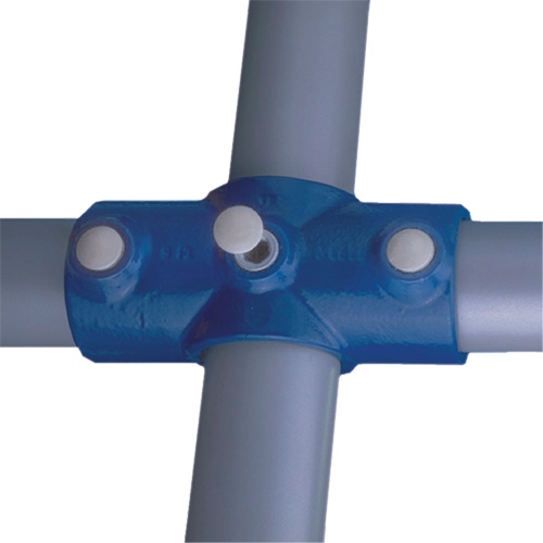 Single Socket Tee Structural Tube Clamp, 0.84" Trail Hammer and Bolt