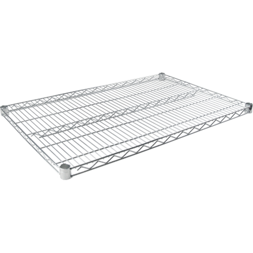 Tablette en treillis pour &eacute;tag&egrave;re robuste en treillis chromat&eacute;, 48" la x 18" p, Capacit&eacute; de 800 lb Trail Hammer and Bolt