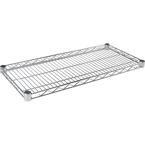Tablette en treillis pour &eacute;tag&egrave;re robuste en treillis chromat&eacute;, 48" la x 14" p, Capacit&eacute; de 800 lb Trail Hammer and Bolt