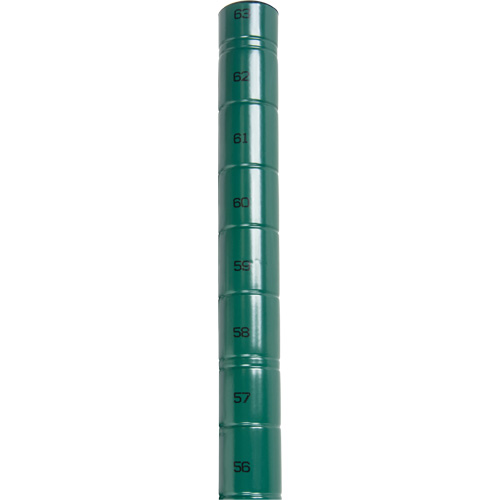 Heavy-Duty Green Epoxy Finish Wire Shelving Post Trail Hammer and Bolt