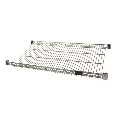 Wire Slanted Shelf, 18" W x 36" D, 400 lbs. Capacity Trail Hammer and Bolt