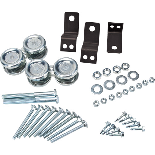 Wire Mesh Partition Sliding Door Hardware Kit Trail Hammer and Bolt