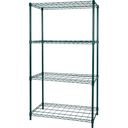 Rayonnage &agrave; tablette pour s&eacute;chage, 4 Tablettes, 36" la x 63" h x 18" p Trail Hammer and Bolt