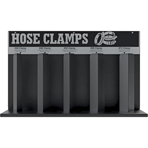 5-Loop Hose Clamp Rack Trail Hammer and Bolt