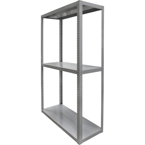 &eacute;tag&egrave;re robuste, Acier, Boulonn&eacute;, Capacit&eacute; 3000 lb, 36" la x 72" h x 18" p Trail Hammer and Bolt