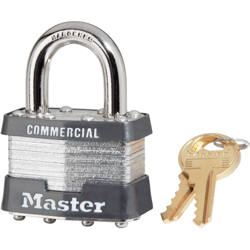 Cadenas commerciaux - mod&egrave;le 1KA, Cl&eacute;s identiques, Acier lamin&eacute;, Largeur de 1-3/4" Trail Hammer and Bolt