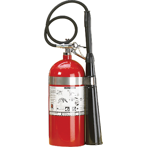 Aluminum Cylinder Carbon Dioxide (CO2) Fire Extinguishers, BC, 10 lbs. Capacity Trail Hammer and Bolt