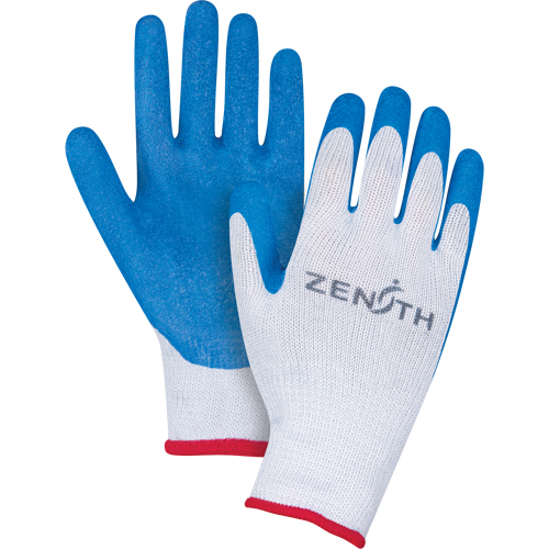 Gants enduits tricot&eacute; sans couture en caoutchouc naturel, 9, R&ecirc;vetement Latex de caoutchouc, Calibre 10, Enveloppe en Polyester/Coton Trail Hammer and Bolt