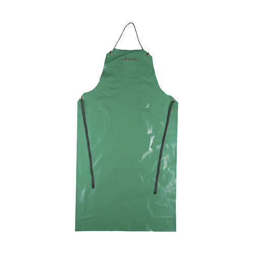 A43 48 CA-43&reg; FR Apron, Polyester/PVC, 29" L x 48" W, Green Trail Hammer and Bolt