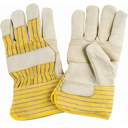 Gants d'ajusteur doubl&eacute;s pour l'hiver &agrave; paume renforc&eacute;e, T-Grand, Paume en Cuir fleur de vache, Doublure en Molleton de coton Trail Hammer and Bolt