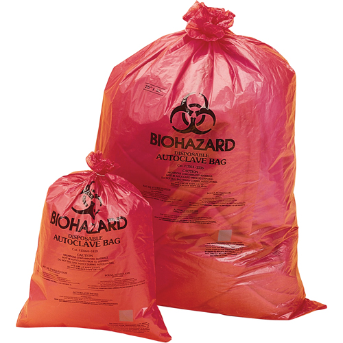 Sacs pour d&eacute;chets dangereux, Biorisque, 19" lo x 14" la, 0,0317 mm, Capacit&eacute; de 15 L (4 gal.) Trail Hammer and Bolt