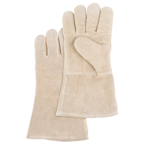 Gants de soudeur de premi&egrave;re qualit&eacute;, Cuir de vache refendu, Taille Grand Trail Hammer and Bolt