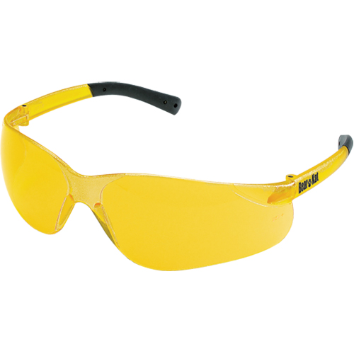 Bear Kat&reg; Safety Glasses, Amber Lens, Anti-Scratch, ANSI Z87+/Meets/Exceeds CSA Z94.3 Trail Hammer and Bolt