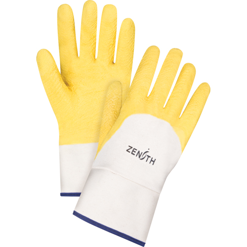 Gants enduits au fini rugueux, 10/T-Grand, R&ecirc;vetement Latex de caoutchouc, Enveloppe en Coton Trail Hammer and Bolt
