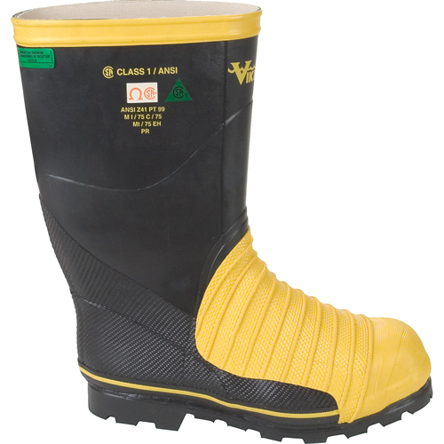 Bottes professionnelles Miner 49ER pour l'exploitation mini&egrave;re, Caoutchouc, Embout Acier, Pointure 7 Trail Hammer and Bolt
