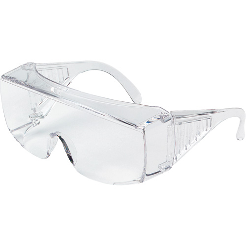98 Series XL OTG Safety Glasses, Clear Lens, ANSI Z87+/Meets/Exceeds CSA Z94.3 Trail Hammer and Bolt