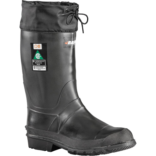Refinery Boots, Oarprene Rubber, Steel Toe, Puncture Resistant Sole, Size 6 Trail Hammer and Bolt