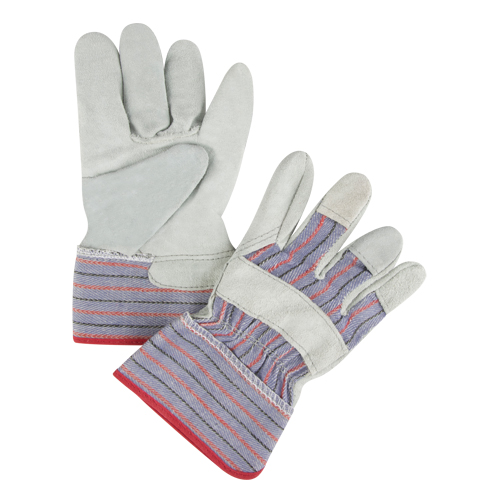 Premium Dry-Palm Fitters Gloves, Ladies, Split Cowhide Palm, Cotton Inner Lining Trail Hammer and Bolt