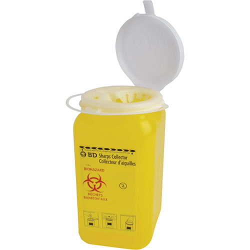 BD Sharps Collectors, 1.4 L  Capacity Trail Hammer and Bolt