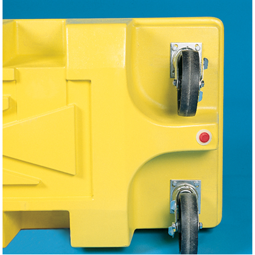 Chariots Poly-Spillcart, 66,5" lo x 29" la x 43,9" h, Cap. de d&eacute;versement 57 gal. US Trail Hammer and Bolt