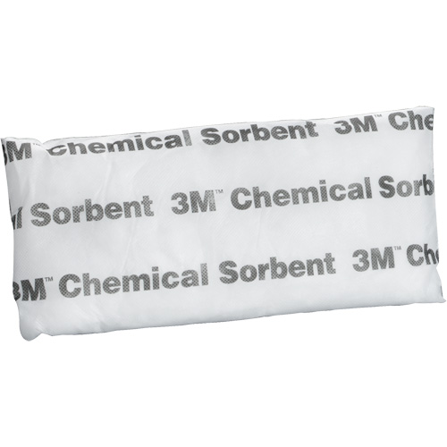 Chemical Sorbent Pillow, Universal, 15" L x 7" W, 11.8 gal. Absorbency/Pkg. Trail Hammer and Bolt