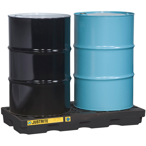 Centres d'accumulation EcoPolyBlend, Capacit&eacute; de d&eacute;versement 24 gal. US, 49" x 25" x 5,5" Trail Hammer and Bolt
