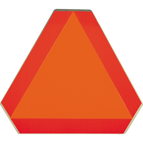 Panneaux de signalisation pour v&eacute;hicules lents, Vinyle, 16" la x 16" h Trail Hammer and Bolt