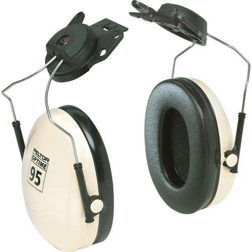 Peltor Optime 95 Series Earmuffs, Cap Mount, 21 NRR dB Trail Hammer and Bolt